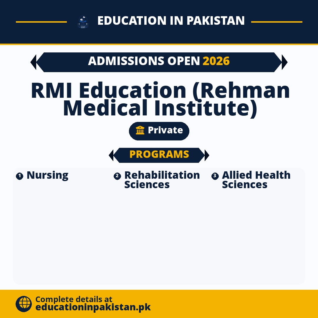RMI Education Admissions 2026-27 – Apply Online — share image